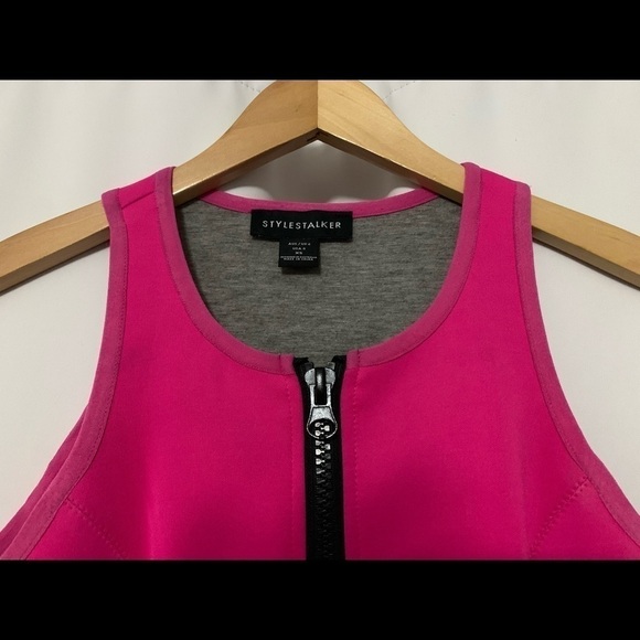 Stylestalker Neoprene Pink Dress Size XS - Picture 4 of 7